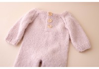 Macacão Tricot Champagne - Newborn