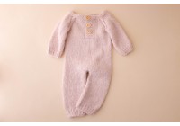 Macacão Tricot Champagne - Newborn