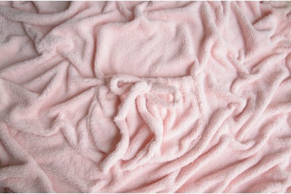 Manta Bolsinho Rosa (Sob encomenda)