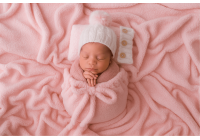 Manta Bolsinho Rosa (Sob encomenda)