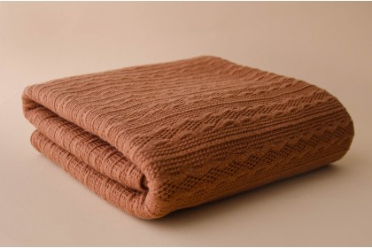 Manta Luna Terracota