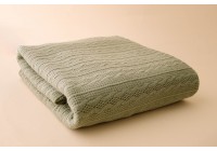 Manta Luna Verde Pastel