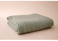 Manta Sienna Verde Pastel