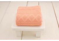 Manta Tricot Pêssego Encanto