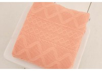 Manta Tricot Pêssego Encanto