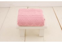 Manta Tricot Rosé Encanto