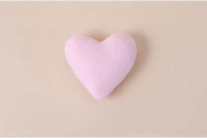 Mini Coração Rosa Chá
