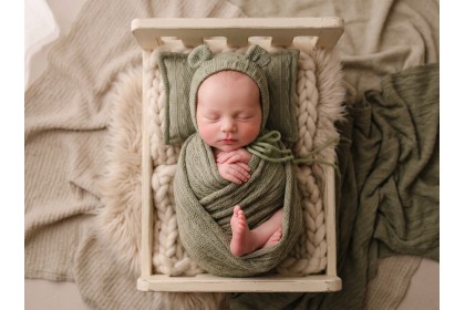 Kit Petit Orelhinha Verde Pastel