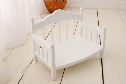 Sofá de Madeira Nuvem Branco