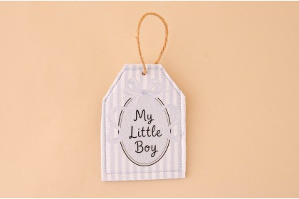Tag Decorativa - My Little Boy - Azul