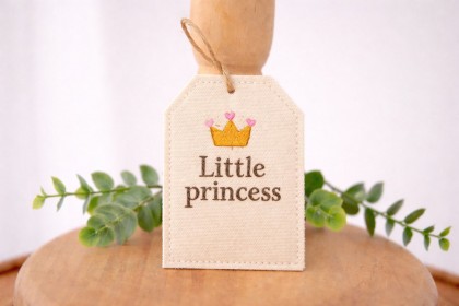 Tag Decorativa para Fotografia Newborn – Little Princess