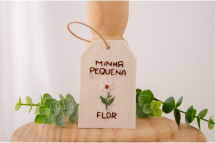 Tag Decorativa para Fotografia Newborn – Minha Pequena Flor