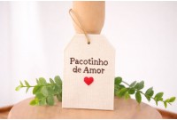Tag Decorativa para Fotografia Newborn – Pacotinho de Amor