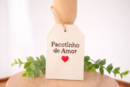 Tag Decorativa para Fotografia Newborn – Pacotinho de Amor