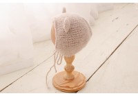 Touca Tricot Orelhinha Champagne
