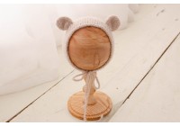 Touca Tricot Orelhinha Champagne