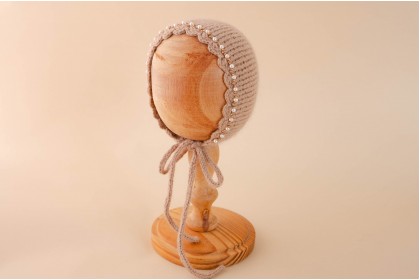 Touca Tricot Bordada Lavínia