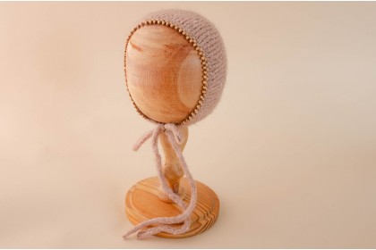 Touca Tricot Bordada Paula