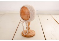 Touca Tricot Nuvem Bege