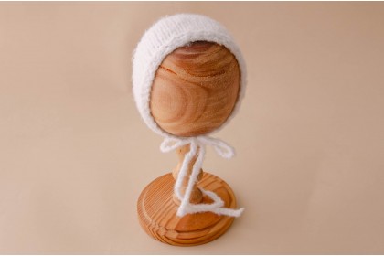 Touca Tricot Nuvem Branco Neve