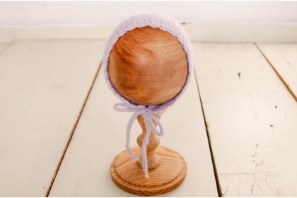 Touca Tricot Nuvem Lilás