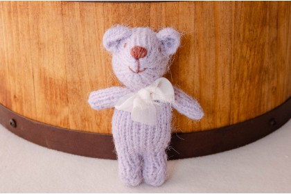 Ursinho Tricot Lilás