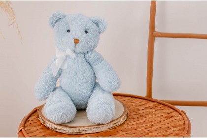 Urso de Pelúcia Azul (SOB ENCOMENDA)