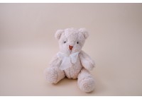 Urso de Pelúcia Bege Claro - Tamanho M