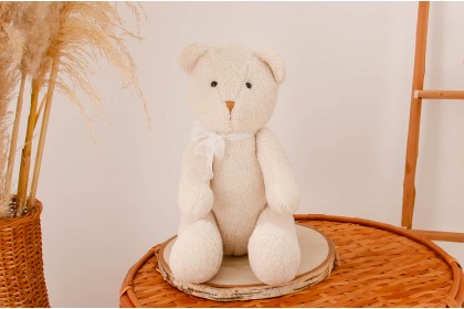 Urso de Pelúcia Creme (SOB ENCOMENDA)