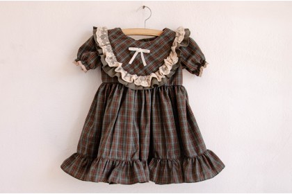 Vestido Holly Xadrez (Sob encomenda)