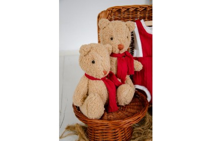 Urso de Pelúcia Caramelo – Edição Especial de Natal
