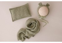 Kit Petit Orelhinha Verde Pastel