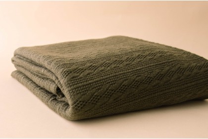 Manta Luna Verde Musgo