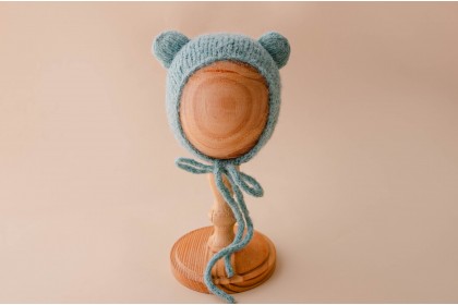 Touca Tricot Orelhinha Esmeralda