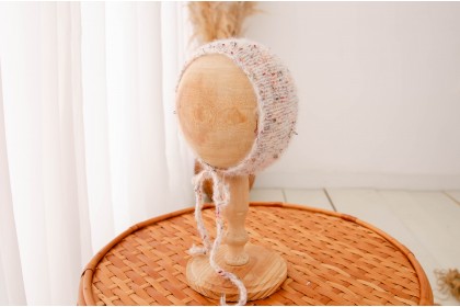Touca Tricot Mesclada - 6 a 12 meses