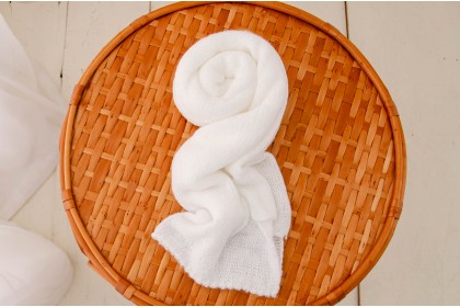 Wrap Tricot Max - Branco Leite Wrap Tricot Max - Branco Leite