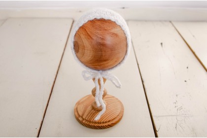 Touca Tricot Nuvem Branca