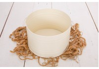 Baldinho Vintage com Alças - Creme (Acompanhamento)
