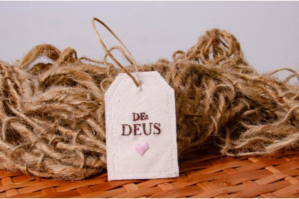 Tag Decorativa para Fotografia Newborn – De Deus 2