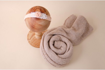 Conjunto Wrap Tricot Max + Headband - Maria