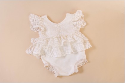 Body Renda Off White - Newborn