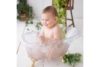 Baby Splash Banheira Transparente