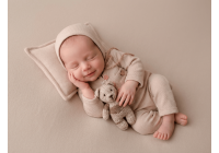 Kit Macacão Newborn - Bege Kit Macacão Newborn - Bege