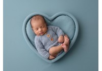 Body Tricot Azul - Newborn 