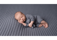 Manta Classic Cinza Escuro