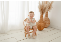 Cadeira de Vime Conchinha Infantil Natural