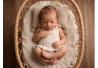Body Tricot Kate Branco Mescla 2 - Newborn Body Tricot Kate Branco Mescla 2 - Newborn