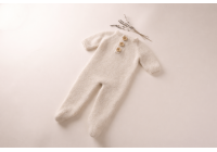 Macacão Fuzzy - Bege Claro Macacão Fuzzy - Bege Claro