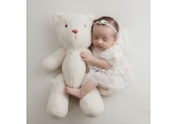 Urso de Pelúcia Creme - Tamanho G Urso de Pelúcia Creme - Tamanho G