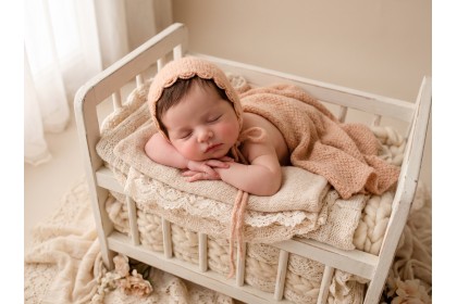 Touca Tricot Bordada Sandy